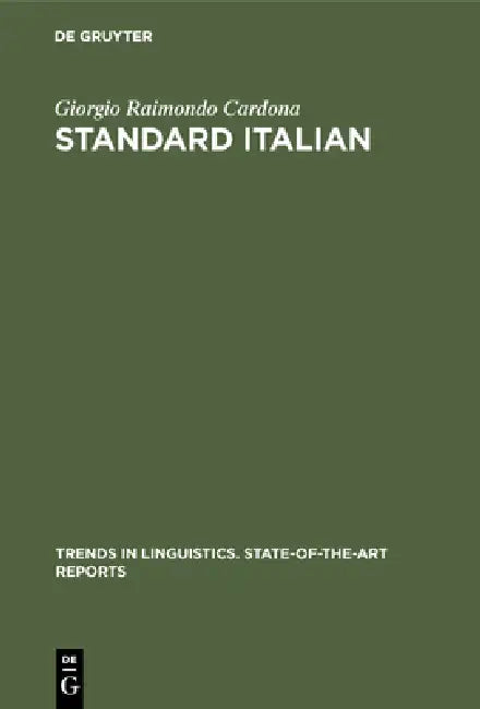 Buy Standard Italian (English, Giorgio Raimondo Cardona) — BookShops.in