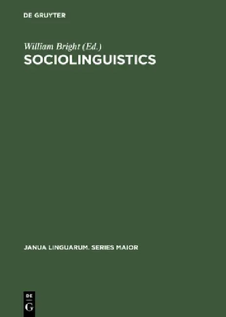 Buy Sociolinguistics (English, William Bright) — BookShops.in