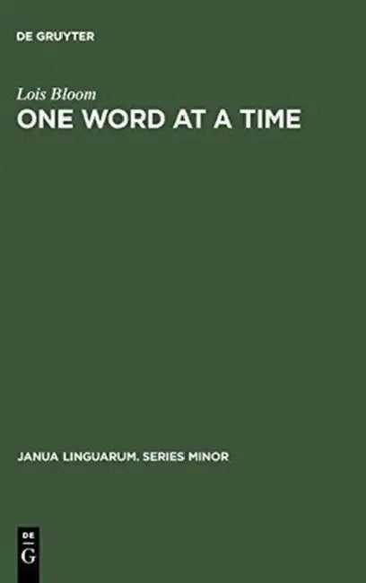 Buy One Word at a Time (English, Lois Bloom) — BookShops.in