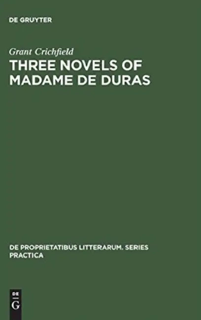 Buy Three novels of Madame de Duras (English, Grant Crichfield) — BookShops.in