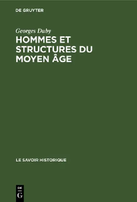 Buy Hommes et structures du Moyen âge (English, Georges Duby) — BookShops.in