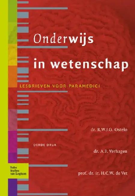 Buy Onderwijs in Wetenschap (English, R. W. G. J. Ostelo | A. P. Verhagen | Henrica C. W. De Vet) — BookShops.in