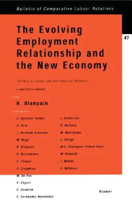 Buy The Evolving Employment Relationship and the New Economy (English, Roger Blanpain) — BookShops.in