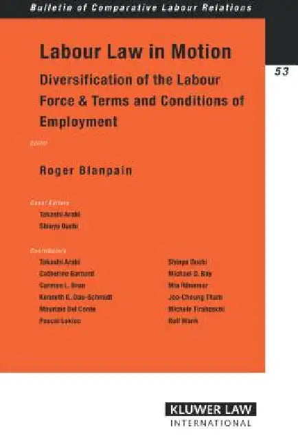 Buy Labour Law in Motion (English, Blanpain) — BookShops.in