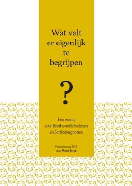 Wat Valt Er Eigenlijk Te Begrijpen? (English, P. Berge)