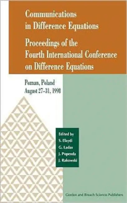 Buy Communications in Difference Equations (English, Saber N. Elaydi) — BookShops.in