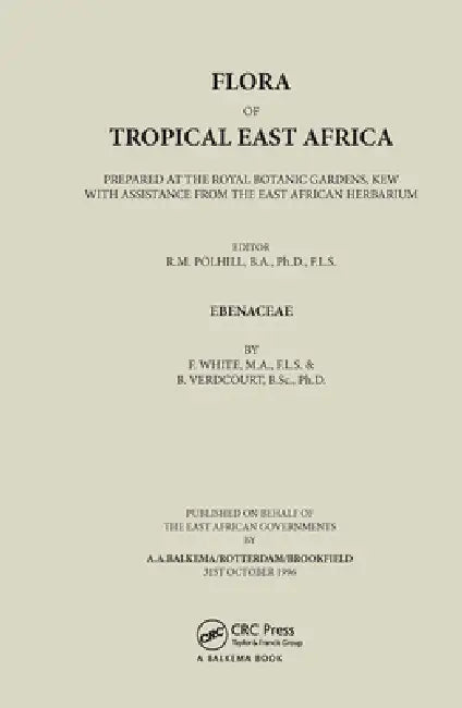 Flora of Tropical East Africa - Ebenaceae (1996) (English, Dassanayake)