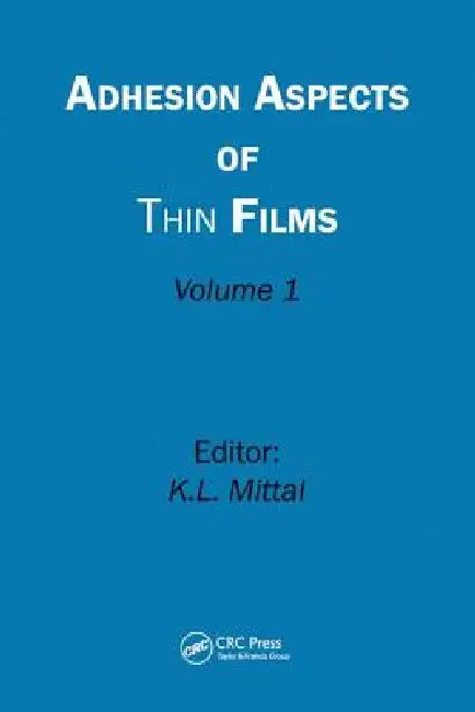 Buy Adhesion Aspects of Thin Films (English, Kash L. Mittal) — BookShops.in