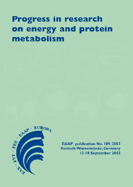 Buy Progress in Research on Energy and Protein Metabolism (English, W. B. Souffrant | C. C. Metges) — BookShops.in