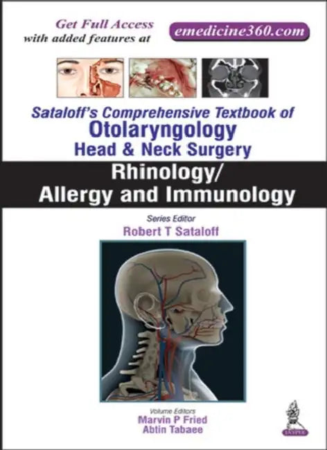 Buy Sataloff's Comprehensive.Tb.Of Otolary. Head & Neck Surgery Rhinology/Allery And Immunology | by Fried Marvin P | Jaypee Brothers Medical Publishers | by Fried Marvin P | Jaypee Brothers Medical Publishers | by Fried Marvin P | Jaypee Brothers Medical Publishers | by Fried Marvin P | Jaypee Brothers Medical Publishers | by Fried Marvin P | Jaypee Brothers Medical Publishers | by Fried Marvin P | Jaypee Brothers Medical Publishers | by Fried Marvin P | Jaypee Brothers Medical Publishers | by Frie — BookShops.in