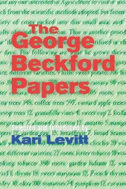 Buy The George Beckford Papers (English, George L. Beckford | Kari Polanyi Levitt) — BookShops.in