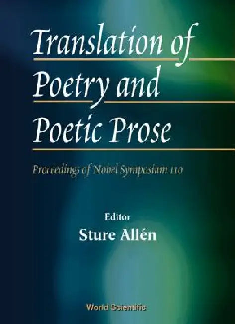 Buy Translation of Poetry & Poetic Prose (English, Allen Sture) — BookShops.in